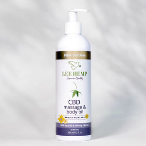 Wholesale - CBD Massage Oil - 1500mg CBD & 300mg CBG